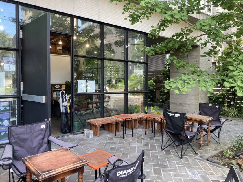 【中野坂上／東中野8分】各種ポップアップやPRイベント等に適した植物がある山手通りに面した屋外イベントスペース