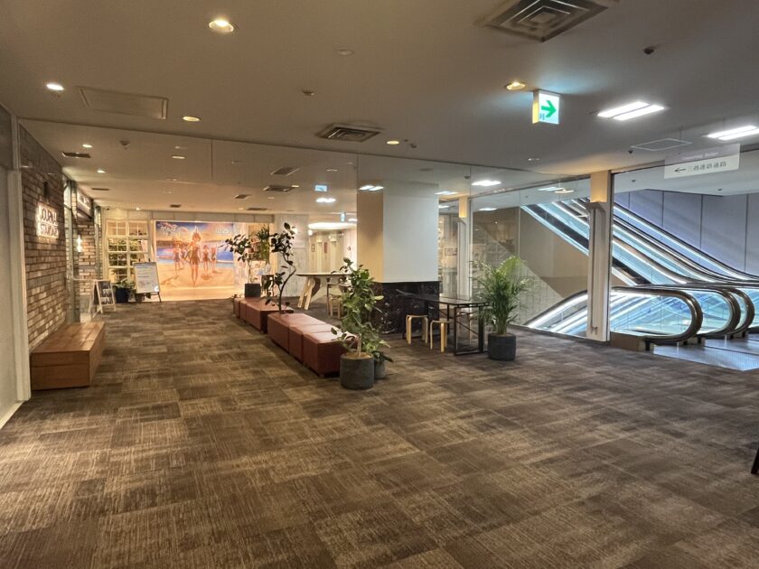 ショッピングモールAVA内のスペース