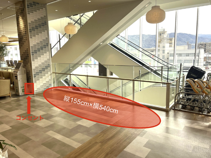 地域密着型のショッピングモールのレンタルスペース